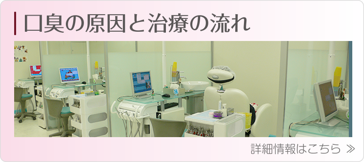 口臭原因と治療の流れ